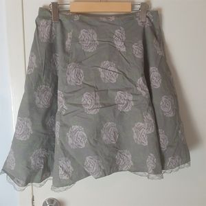 Costa Blanca floral skirt